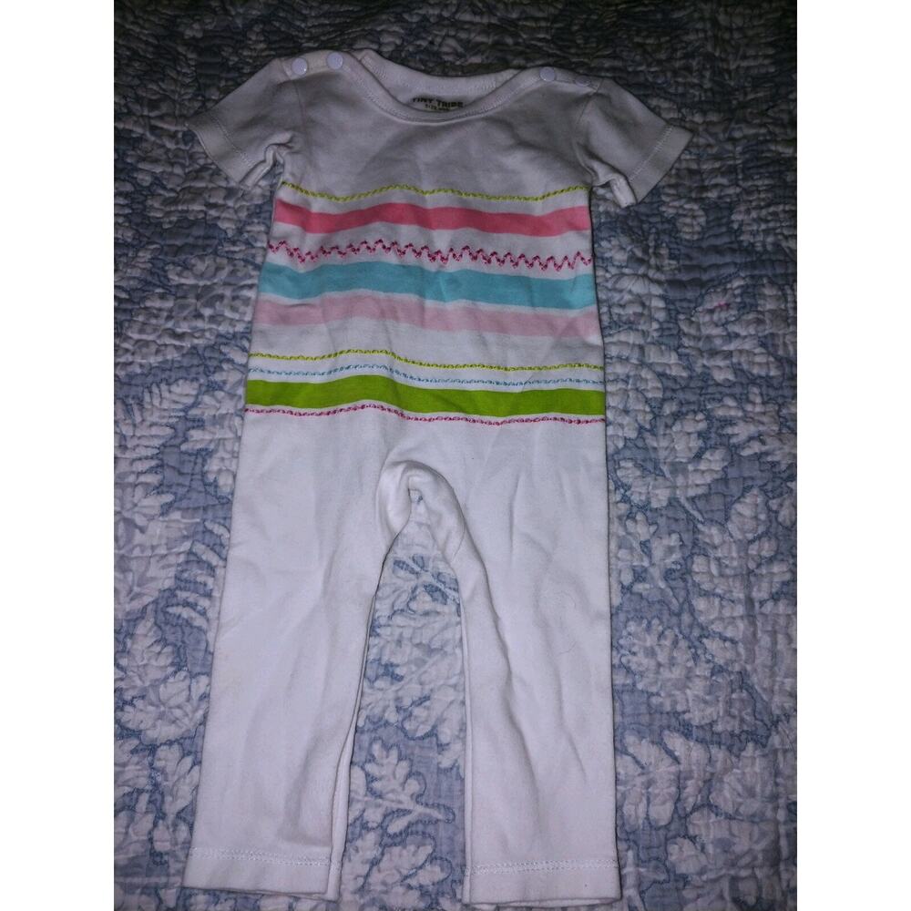 Tiny Tribe Sz. 000 Baby Girl One Pc. Outfit. Adorable